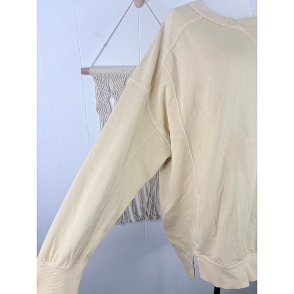 Free People Movement Intercept Tunic Sweatshirt Size XS Oat Milk Beige - Picture 5 of 11
